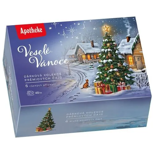 Apotheke dárková kolekce Veselé Vánoce 48 ns (6 x 8 ns)